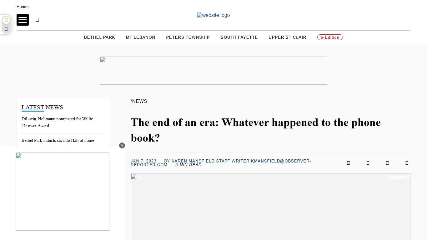 The end of an era: Whatever happened to the phone book? - The Almanac